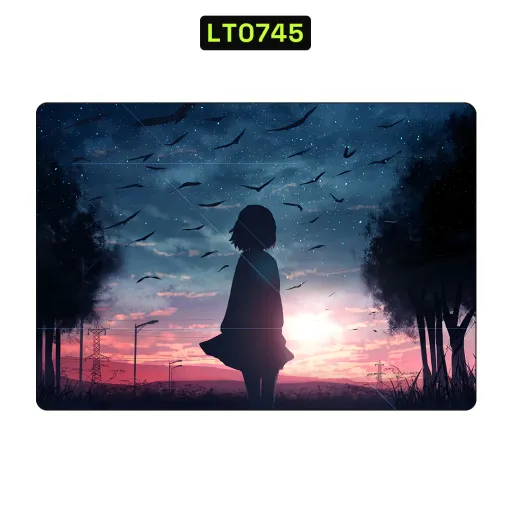 Premium Girls Laptops Skin - Wholesale | Nexa Skins — LT0745 - Girls Raw Skins (anime, sunset, silhouette)