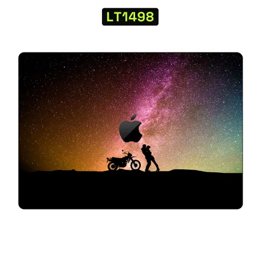 Premium Girls Laptops Skin - Wholesale | Nexa Skins — LT1498 - Girls Raw Skins (galaxy, stars, silhouette)