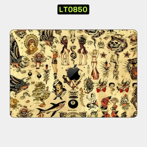 Premium Graffiti & Paint Laptops Skin - Wholesale | Nexa Skins — LT0850 - Graffiti & Paint Raw Skins (tattoo, vintage, retro)