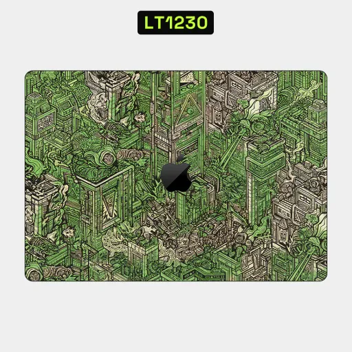Premium Graffiti & Paint Laptops Skin - Wholesale | Nexa Skins — LT1230 - Graffiti & Paint Raw Skins (green, doodle, urban)