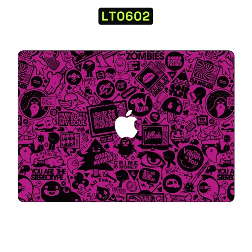 Premium Graffiti & Paint Laptops Skin - Wholesale | Nexa Skins — LT0602 - Graffiti & Paint Raw Skins (sticker bomb, pink, cartoon)