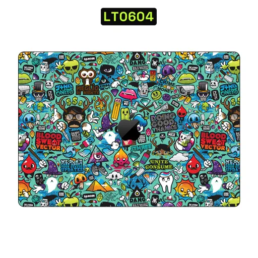 Premium Graffiti & Paint Laptops Skin - Wholesale | Nexa Skins — LT0604 - Graffiti & Paint Raw Skins (cartoon, colorful, sticker)