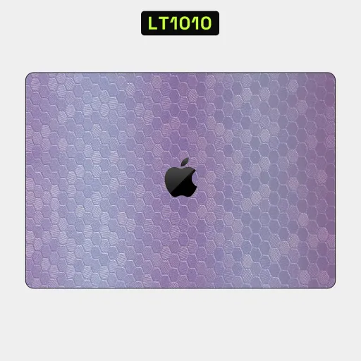 Premium Honeycomb Laptops Skin - Wholesale | Nexa Skins — LT1010 - Honeycomb Raw Skins (purple, lavender, gradient)