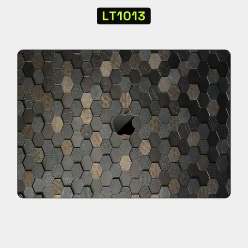 Premium Honeycomb Laptops Skin - Wholesale | Nexa Skins — LT1013 - Honeycomb Raw Skins (hexagons, textured, leather)