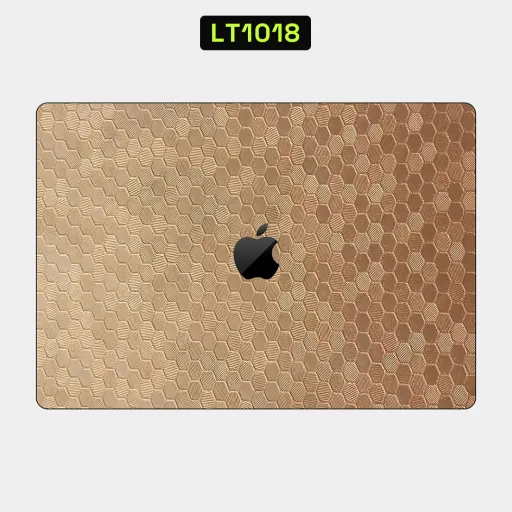 Premium Honeycomb Laptops Skin - Wholesale | Nexa Skins — LT1018 - Honeycomb Raw Skins (gold, bronze, metallic)