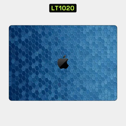 Premium Honeycomb Laptops Skin - Wholesale | Nexa Skins — LT1020 - Honeycomb Raw Skins (blue, gradient, geometric)