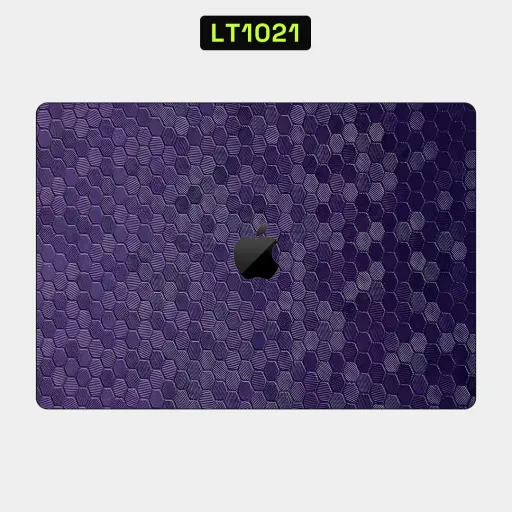 Premium Honeycomb Laptops Skin - Wholesale | Nexa Skins — LT1021 - Honeycomb Raw Skins (purple, hexagon, textured)
