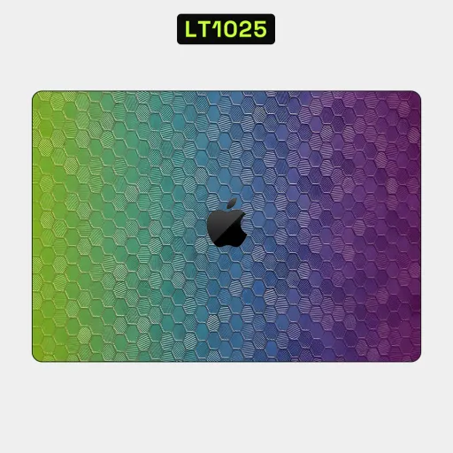 Premium Honeycomb Laptops Skin - Wholesale | Nexa Skins — LT1025 - Honeycomb Raw Skins (gradient, rainbow, textured)