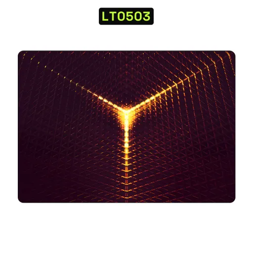 Premium Honeycomb Laptops Skin - Wholesale | Nexa Skins — LT0503 - Honeycomb Raw Skins (geometric, glowing, orange)
