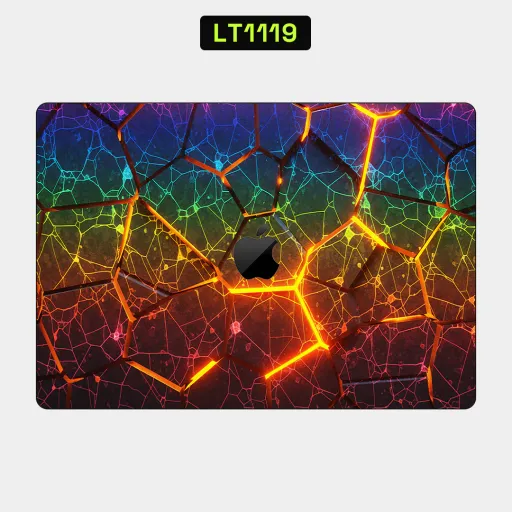 Premium Lava Laptops Skin - Wholesale | Nexa Skins — LT1119 - Lava Raw Skins (glowing, rainbow, cracked)