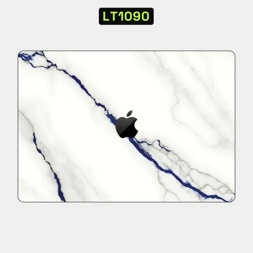 Premium Marble Laptops Skin - Wholesale | Nexa Skins — LT1090 - Marble Raw Skins (white, blue, stone)