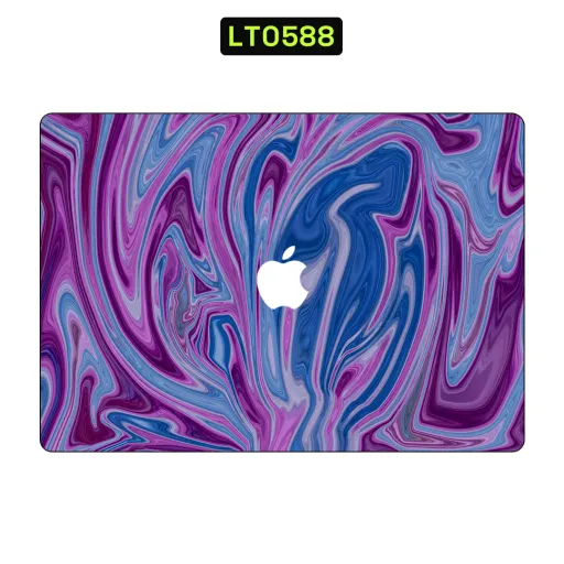 Premium Marble Laptops Skin - Wholesale | Nexa Skins — LT0588 - Marble Raw Skins (swirl, purple, blue)