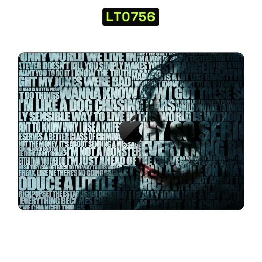 Premium Movies Laptops Skin - Wholesale | Nexa Skins — LT0756 - Movies Raw Skins (joker, typography, quotes)