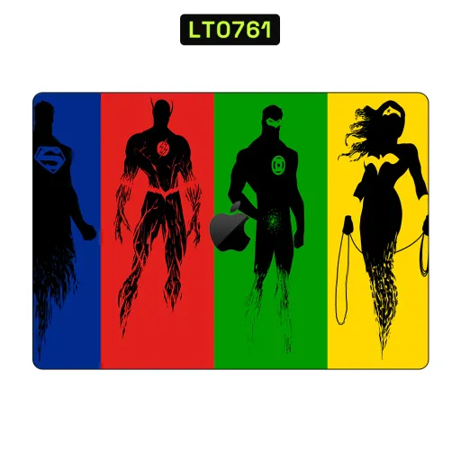 Premium Movies Laptops Skin - Wholesale | Nexa Skins — LT0761 - Movies Raw Skins (superheroes, dc comics, silhouettes)