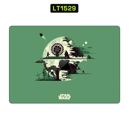 Premium Movies Laptops Skin - Wholesale | Nexa Skins — LT1529 - Movies Raw Skins (star wars, death star, green)