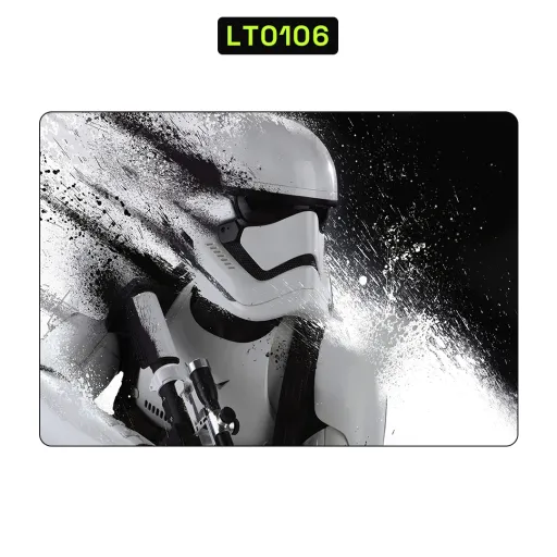 Premium Movies Laptops Skin - Wholesale | Nexa Skins — LT0106 - Movies Raw Skins (star wars, stormtrooper, monochrome)