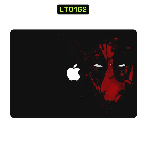 Premium Movies Laptops Skin - Wholesale | Nexa Skins — LT0162 - Movies Raw Skins (deadpool, marvel, red and black)