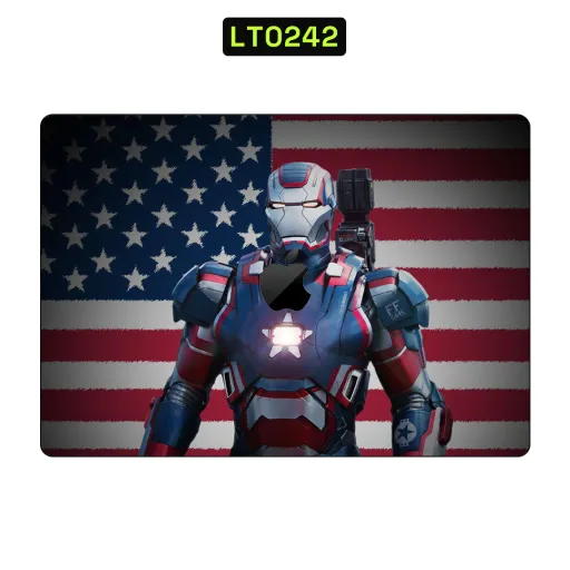 Premium Movies Laptops Skin - Wholesale | Nexa Skins — LT0242 - Movies Raw Skins (marvel, iron patriot, superhero)