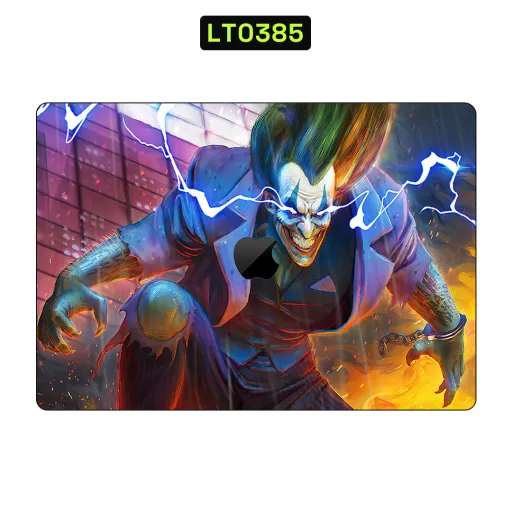 Premium Movies Laptops Skin - Wholesale | Nexa Skins — LT0385 - Movies Raw Skins (joker, villain, lightning)
