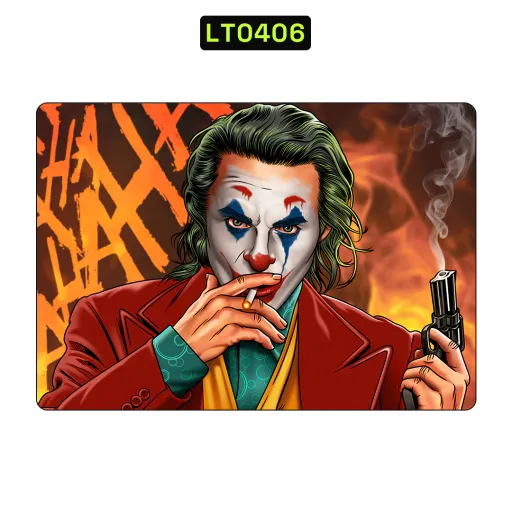 Premium Movies Laptops Skin - Wholesale | Nexa Skins — LT0406 - Movies Raw Skins (joker, clown, smoke)