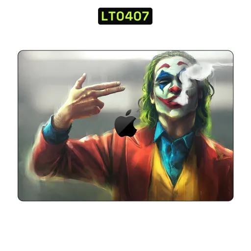 Premium Movies Laptops Skin - Wholesale | Nexa Skins — LT0407 - Movies Raw Skins (joker, clown, smoking)