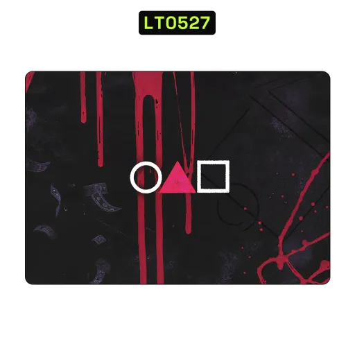 Premium Movies Laptops Skin - Wholesale | Nexa Skins — LT0527 - Movies Raw Skins (squid game, red and black, drip)
