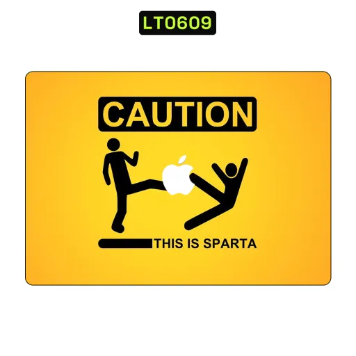 Premium Movies Laptops Skin - Wholesale | Nexa Skins — LT0609 - Movies Raw Skins (caution, yellow, sparta)