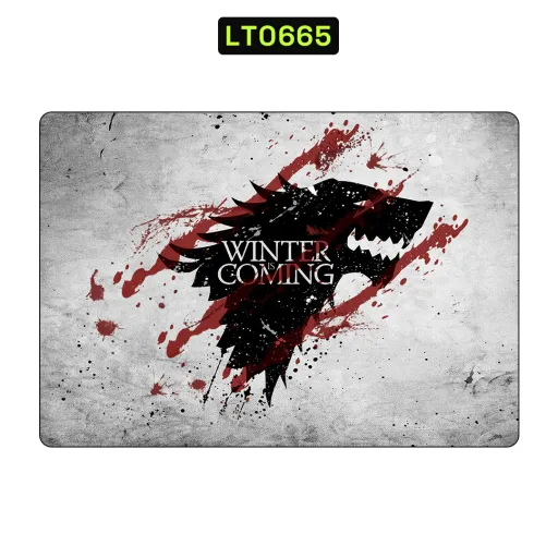 Premium Movies Laptops Skin - Wholesale | Nexa Skins — LT0665 - Movies Raw Skins (wolf, game of thrones, winter is coming)