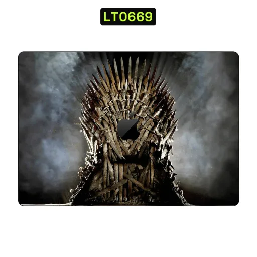 Premium Movies Laptops Skin - Wholesale | Nexa Skins — LT0669 - Movies Raw Skins (throne, sword, dark)