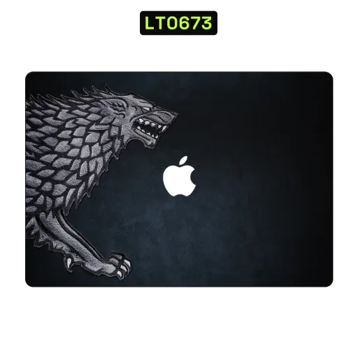 Premium Movies Laptops Skin - Wholesale | Nexa Skins — LT0673 - Movies Raw Skins (game of thrones, direwolf, dark)