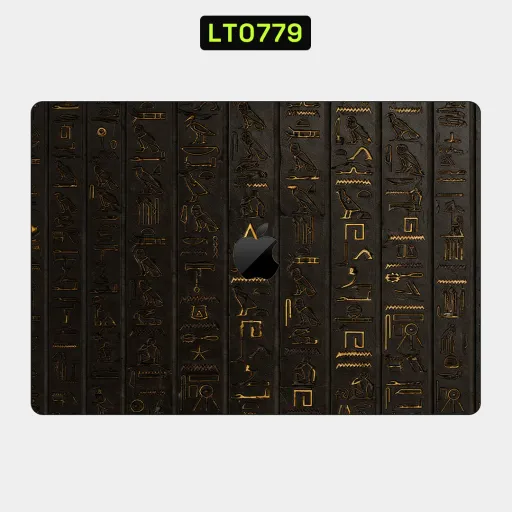 Premium Museum Laptops Skin - Wholesale | Nexa Skins — LT0779 - Museum Raw Skins (egyptian, hieroglyphs, ancient)