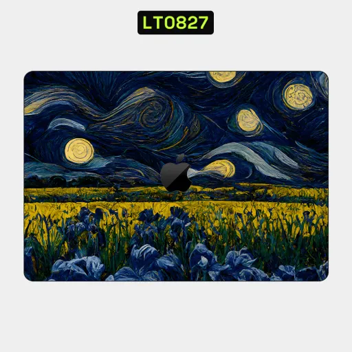 Premium Museum Laptops Skin - Wholesale | Nexa Skins — LT0827 - Museum Raw Skins (van gogh, starry night, painting)