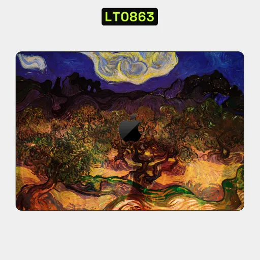 Premium Museum Laptops Skin - Wholesale | Nexa Skins — LT0863 - Museum Raw Skins (van gogh, oil painting, artistic)