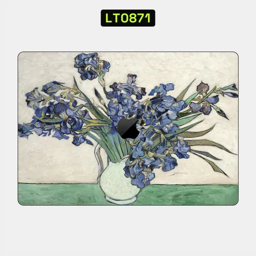 Premium Museum Laptops Skin - Wholesale | Nexa Skins — LT0871 - Museum Raw Skins (van gogh, flowers, painting)