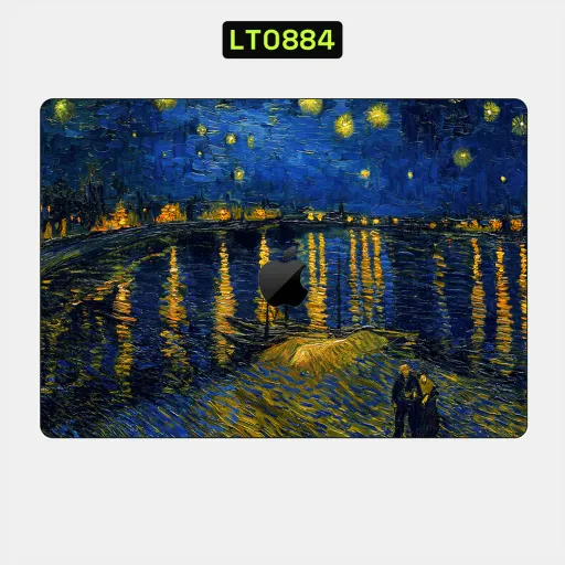 Premium Museum Laptops Skin - Wholesale | Nexa Skins — LT0884 - Museum Raw Skins (van gogh, starry night, oil painting)