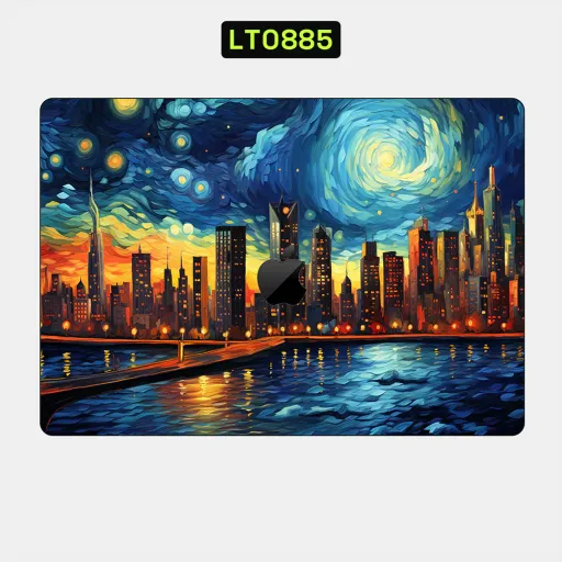 Premium Museum Laptops Skin - Wholesale | Nexa Skins — LT0885 - Museum Raw Skins (painting, van gogh, starry night)