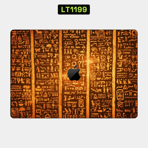 Premium Museum Laptops Skin - Wholesale | Nexa Skins — LT1199 - Museum Raw Skins (egyptian, hieroglyphs, gold)