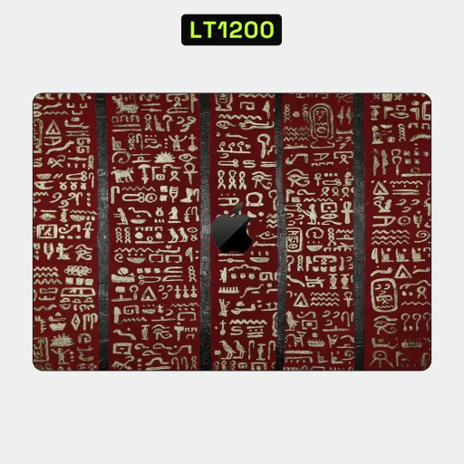 Premium Museum Laptops Skin - Wholesale | Nexa Skins — LT1200 - Museum Raw Skins (egyptian, hieroglyphs, gold)
