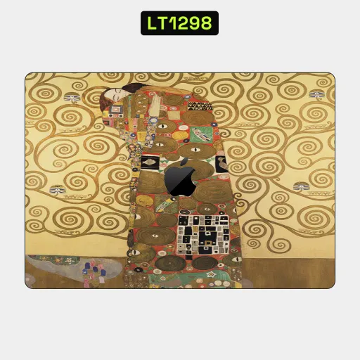 Premium Museum Laptops Skin - Wholesale | Nexa Skins — LT1298 - Museum Raw Skins (gustav klimt, the kiss, art)