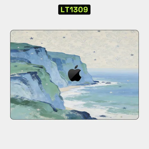 Premium Museum Laptops Skin - Wholesale | Nexa Skins — LT1309 - Museum Raw Skins (painting, cliffs, ocean)