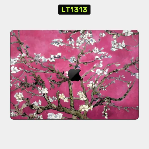Premium Museum Laptops Skin - Wholesale | Nexa Skins — LT1313 - Museum Raw Skins (van gogh, blossom, pink)