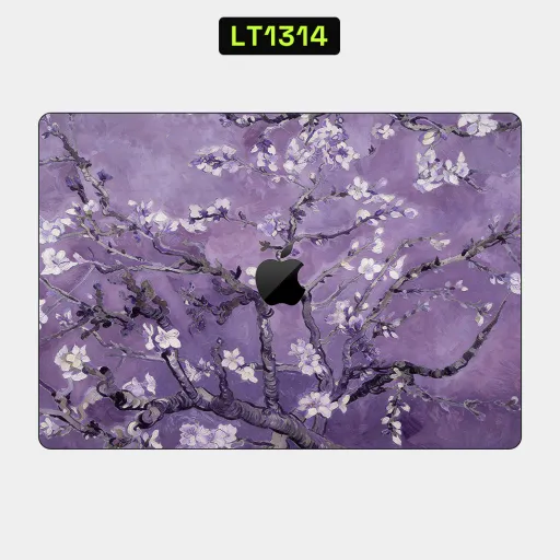 Premium Museum Laptops Skin - Wholesale | Nexa Skins — LT1314 - Museum Raw Skins (van gogh, blossom, purple)