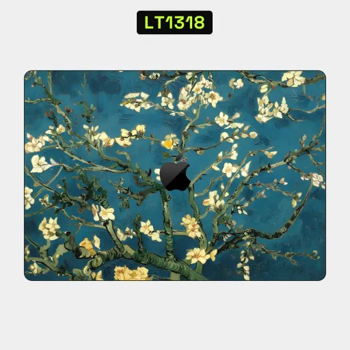 Premium Museum Laptops Skin - Wholesale | Nexa Skins — LT1318 - Museum Raw Skins (van gogh, almond blossoms, painting)