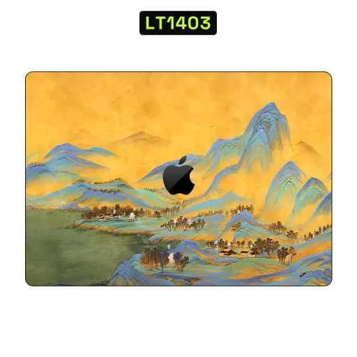 Premium Museum Laptops Skin - Wholesale | Nexa Skins — LT1403 - Museum Raw Skins (landscape, chinese painting, mountains)