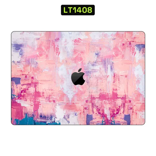 Premium Museum Laptops Skin - Wholesale | Nexa Skins — LT1408 - Museum Raw Skins (pink, abstract, painterly)