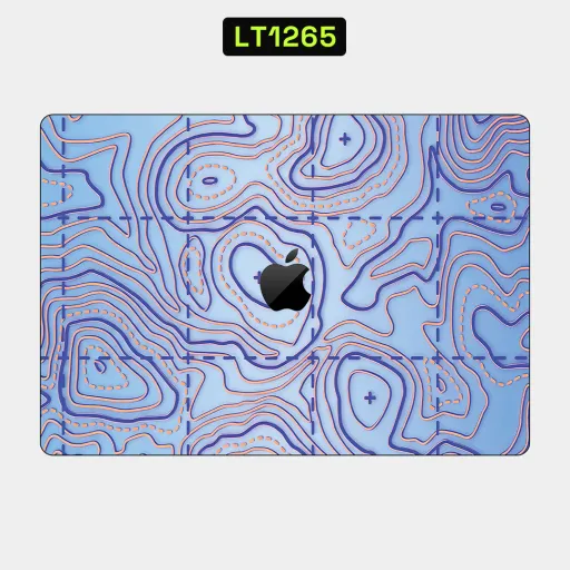 Premium Other Laptops Skin - Wholesale | Nexa Skins — LT1265 - Other Raw Skins (topography, contour, map)