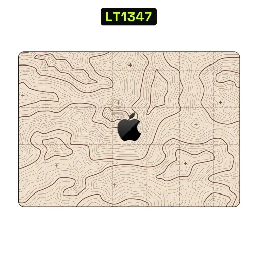 Premium Other Laptops Skin - Wholesale | Nexa Skins — LT1347 - Other Raw Skins (topographic, contour, map)