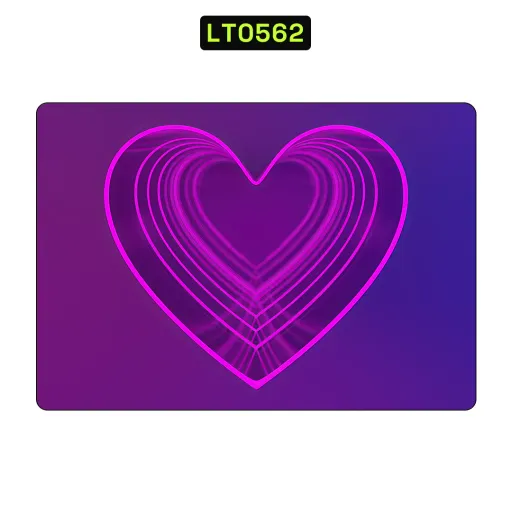 Premium Other Laptops Skin - Wholesale | Nexa Skins — LT0562 - Other Raw Skins (heart, neon, purple)