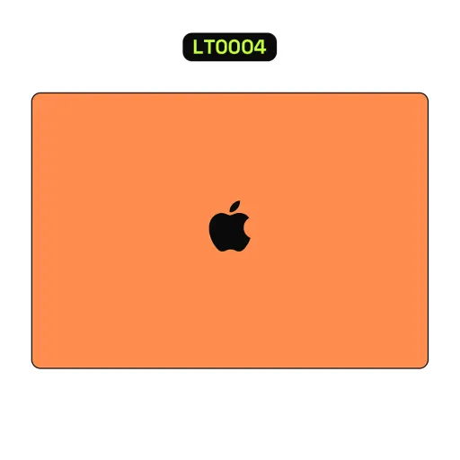 Premium Plain Colors Laptops Skin - Wholesale | Nexa Skins — LT0004 - Plain Colors Raw Skins (orange, solid, matte)