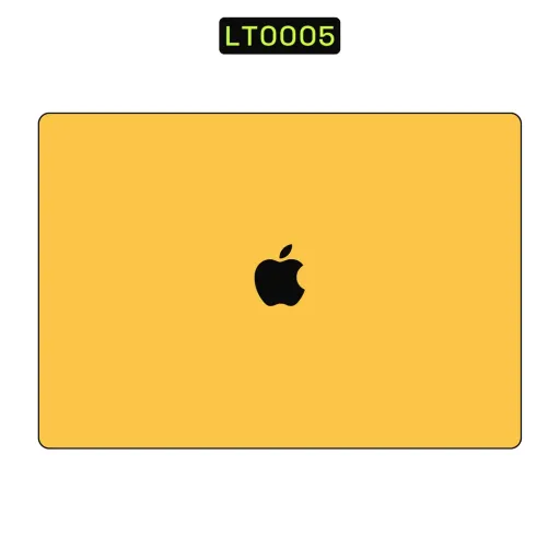Premium Plain Colors Laptops Skin - Wholesale | Nexa Skins — LT0005 - Plain Colors Raw Skins (yellow, solid, minimalist)